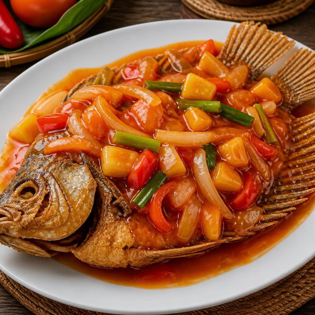Bakmi Golek Gurame Asem Manis